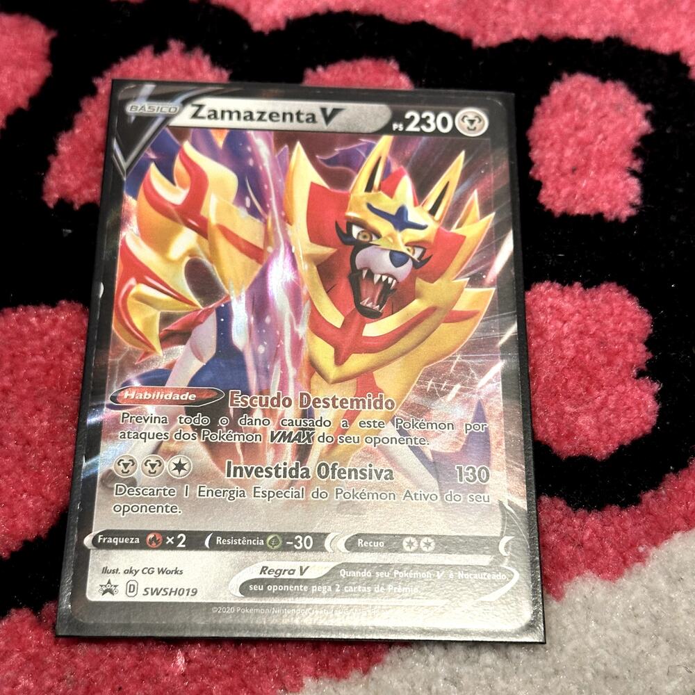 Zamazenta V #SWSH019 – Pokémon Promo – Full Art Holo – As Pictured